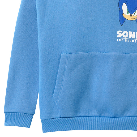  Sonic Hoodie mit Rücken-Print