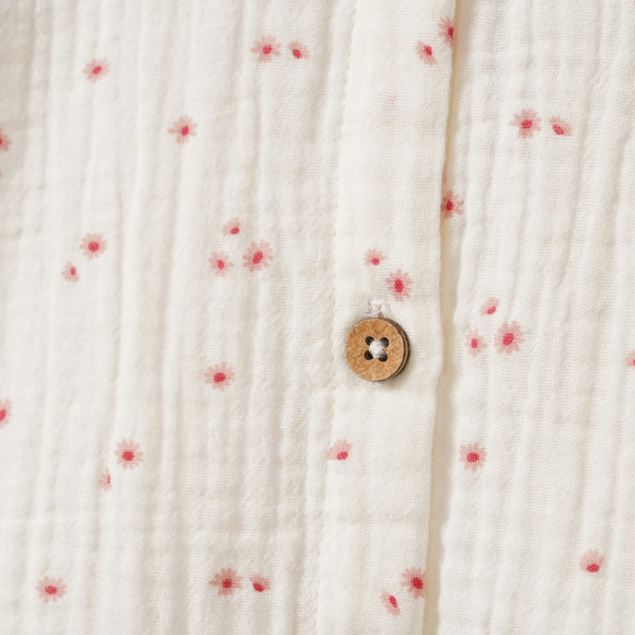 Mädchen Musselin-Bluse mit Blümchen