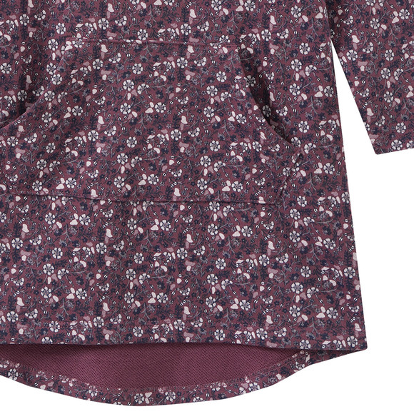Mädchen Sweatkleid mit Blümchen