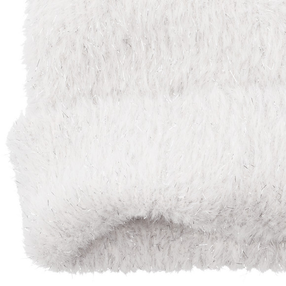 Gebreide muts voor meisjes met effectgaren