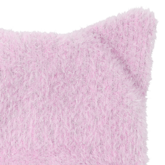 Gebreide muts voor meisjes met effectgaren