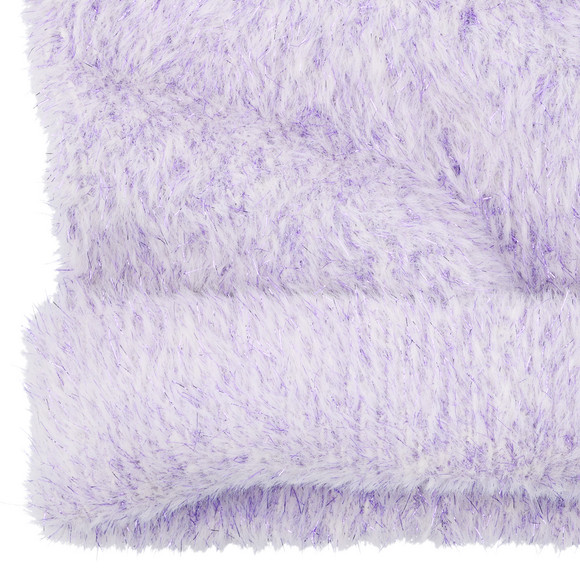 Gebreide muts voor meisjes met effectgaren