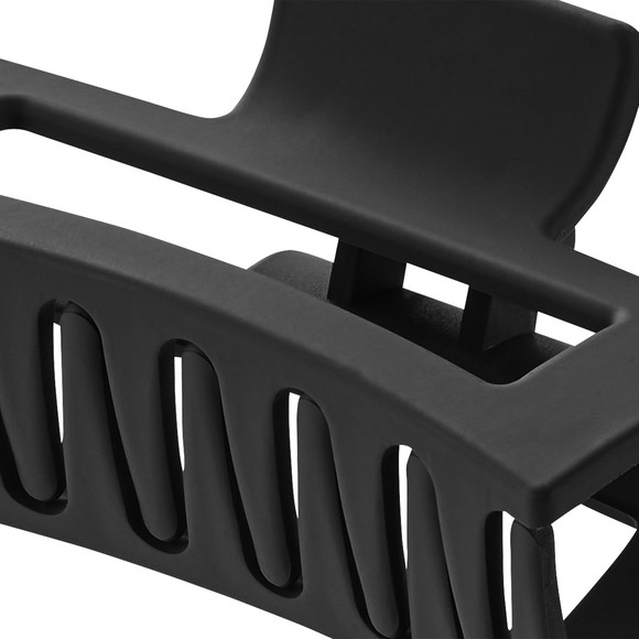 Große Haarklammer in matter Optik