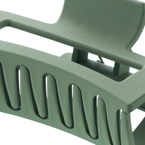 Große Haarklammer in matter Optik