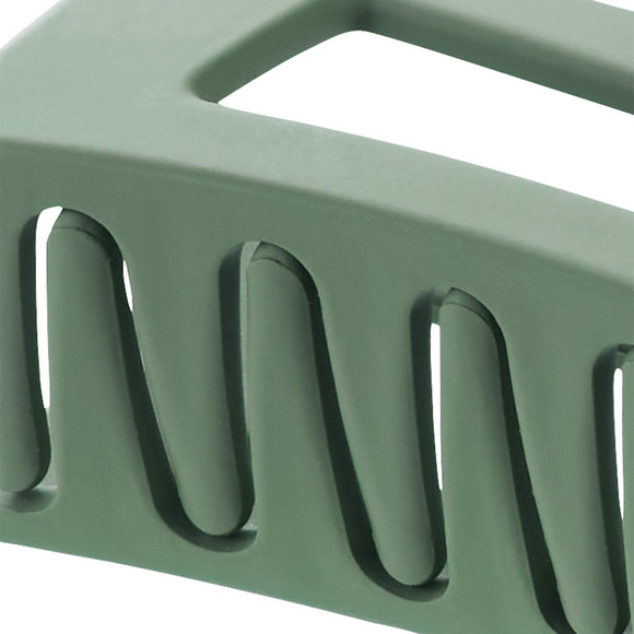 Große Haarklammer in matter Optik