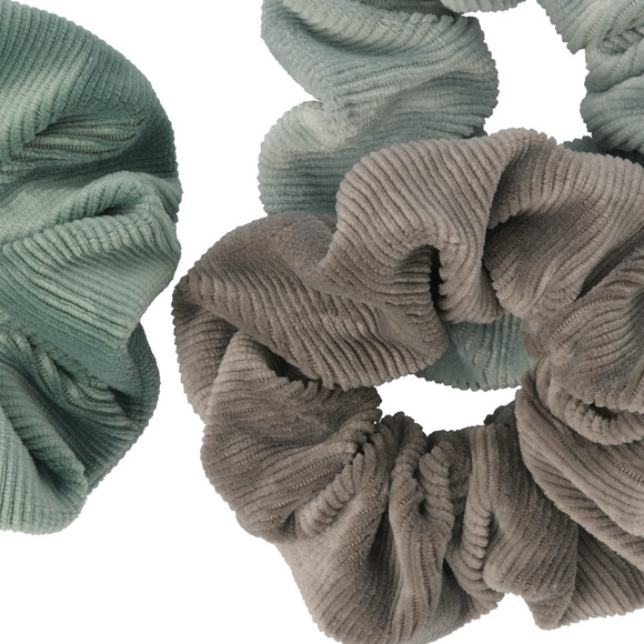 3 Scrunchies aus Cord