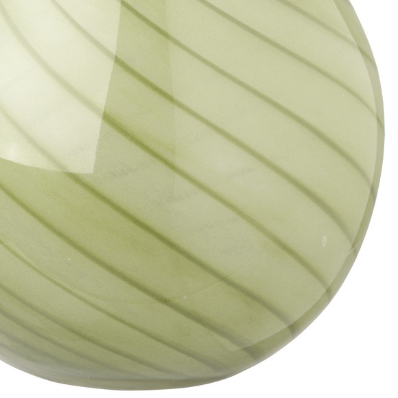 Glasvase in organischer Form