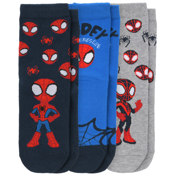 3 Paar MARVEL Spidey Socken