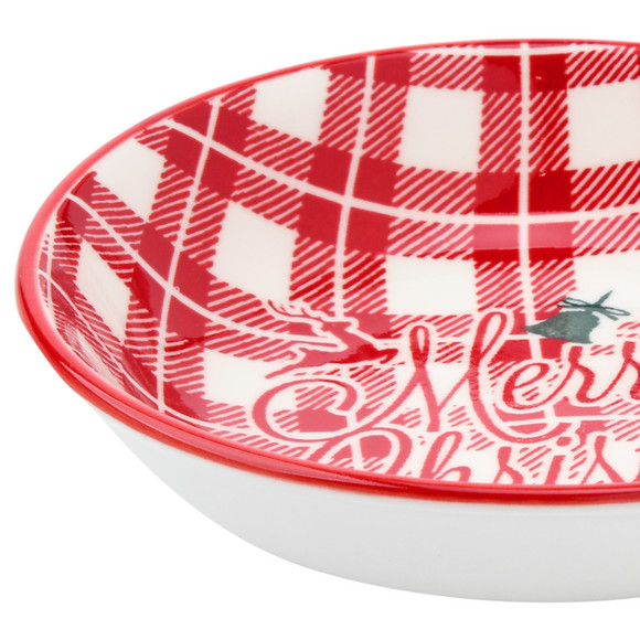 Kleiner Teller im weihnachtlichen Design