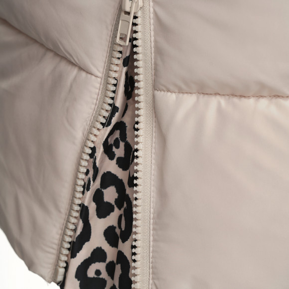 Damen Steppweste  mit Kapuze