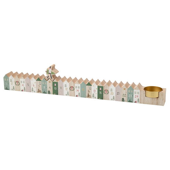 Decoratie houten adventskalender