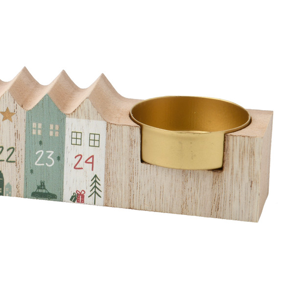Decoratie houten adventskalender
