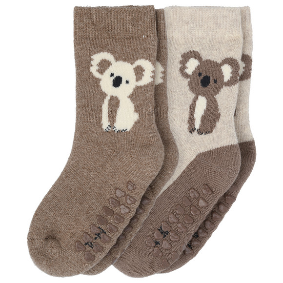 2 Paar Baby Stoppersocken mit Motiv