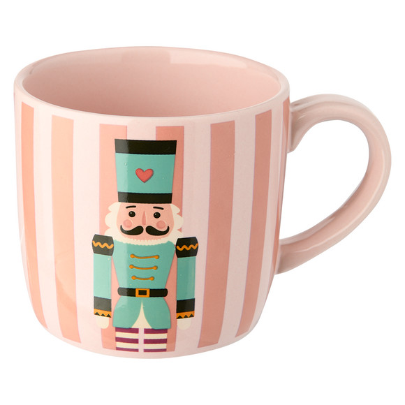 Mok met Kerst design roze