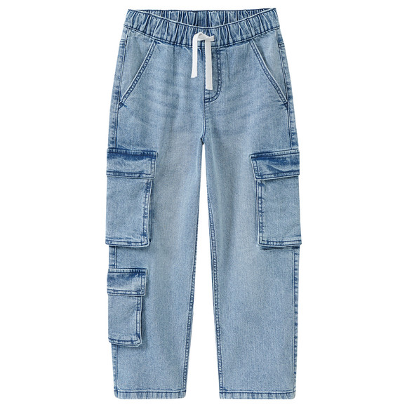 Pull-on jeans voor jongens in cargostijl