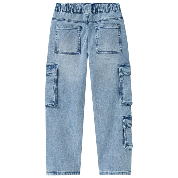 Pull-on jeans voor jongens in cargostijl