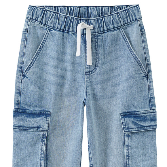 Pull-on jeans voor jongens in cargostijl