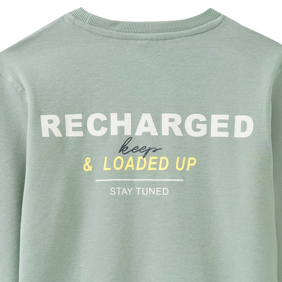 Jongensshirt met lange mouwen en rugprint