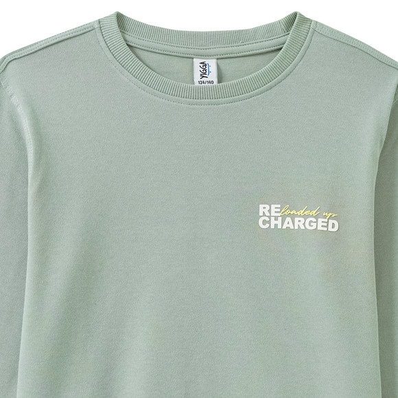 Jongensshirt met lange mouwen en rugprint