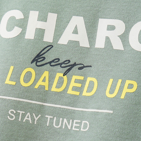 Jongensshirt met lange mouwen en rugprint