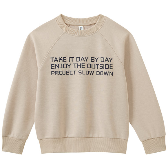 Jungen Sweatshirt in Piqué-Qualität
