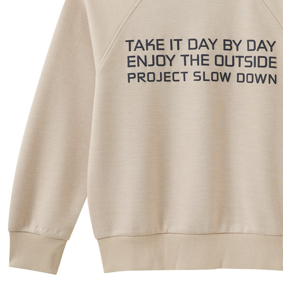 Jungen Sweatshirt in Piqué-Qualität