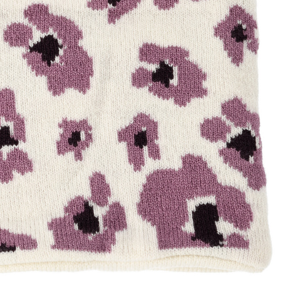 Gebreide kraag voor meisjes