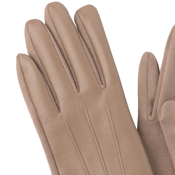 Damen Handschuhe in Leder-Optik