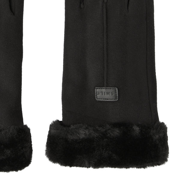 Damen Handschuhe mit Plüsch-Futter