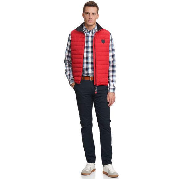 Herren Steppweste mit Zipper