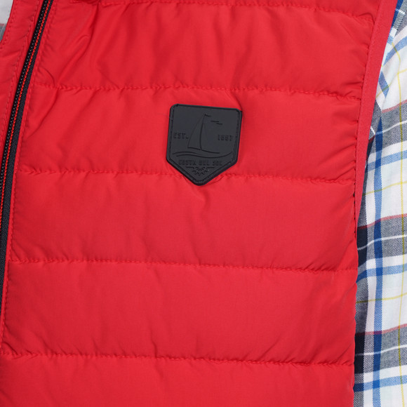 Herren Steppweste mit Zipper