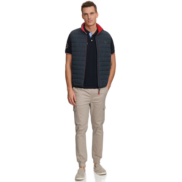 Herren Steppweste mit Zipper