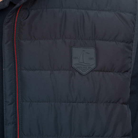 Herren Steppweste mit Zipper