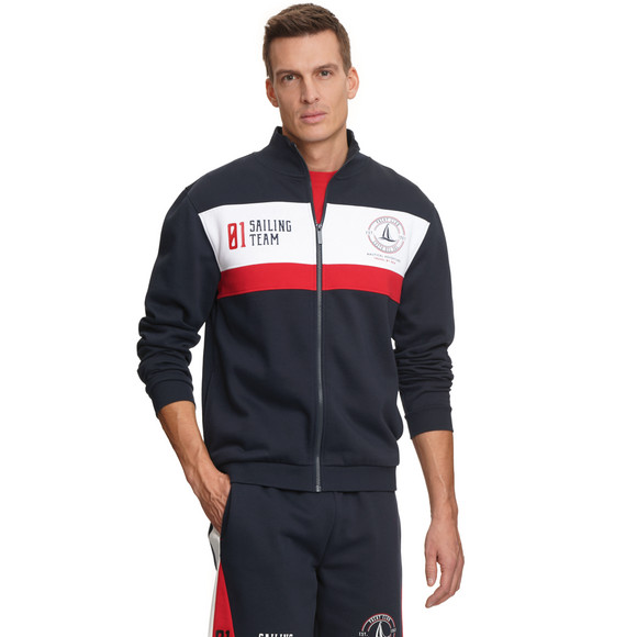 Herren Sweatjacke mit Stehkragen