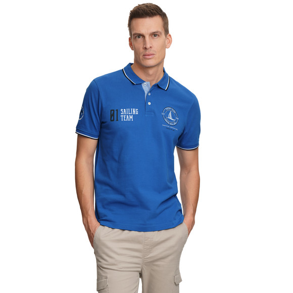 Herren Poloshirt mit Print