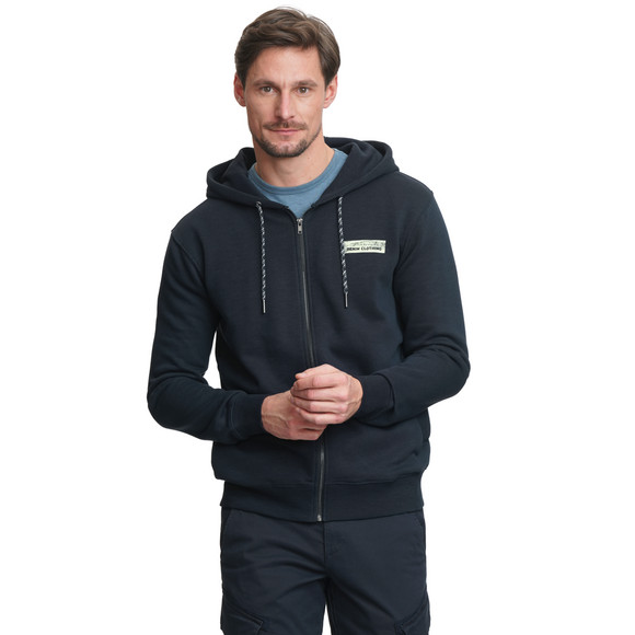 Sweaterjas voor heren met vlammengaren