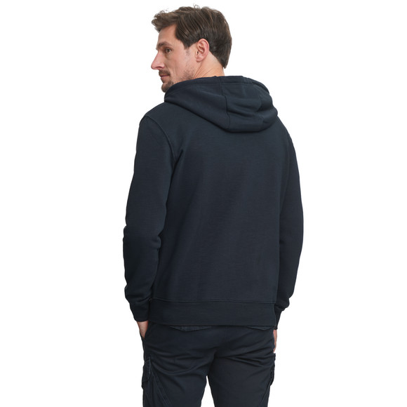 Sweaterjas voor heren met vlammengaren