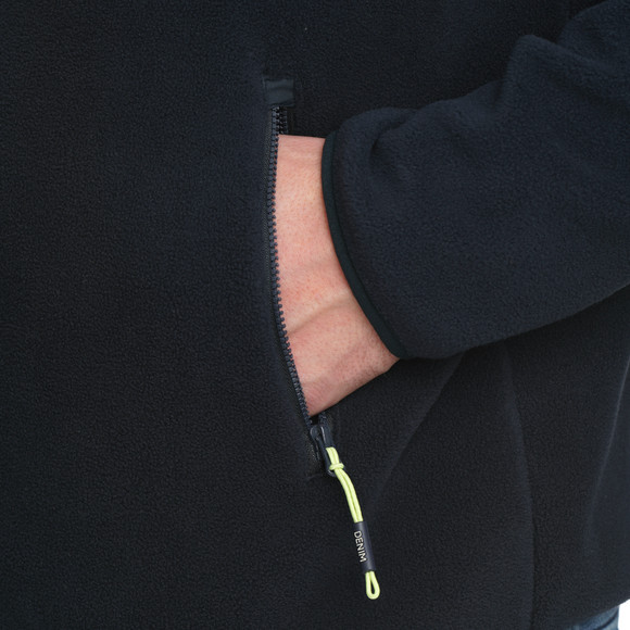 Fleecejas voor heren met borstzak