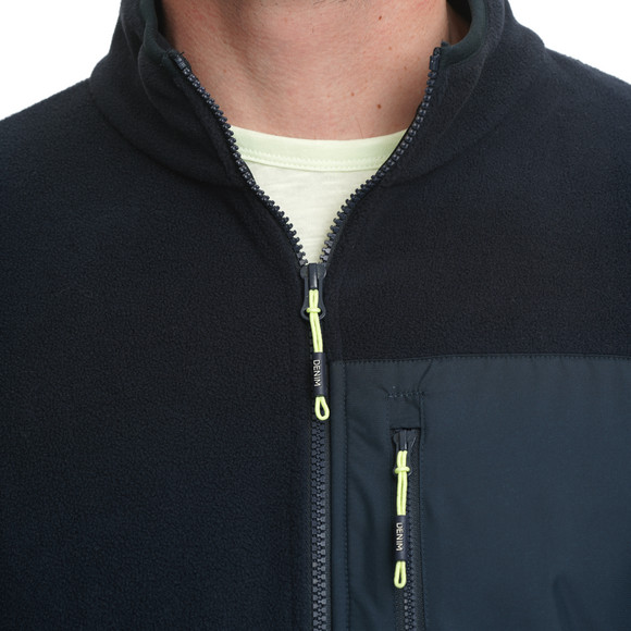 Fleecejas voor heren met borstzak