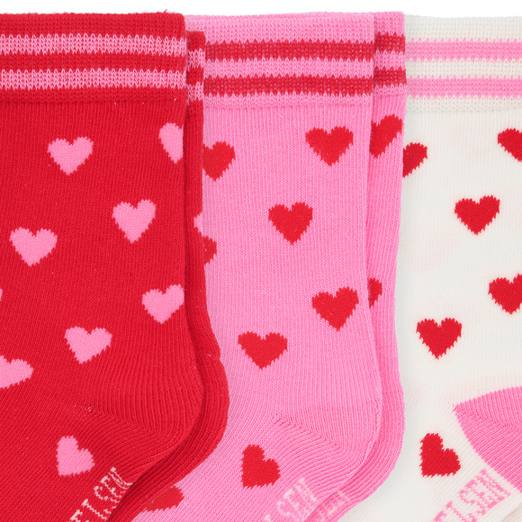 3 Paar Mädchen Socken mit Bio-Baumwolle
