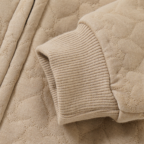 Mädchen Sweatjacke mit Herz-Steppung