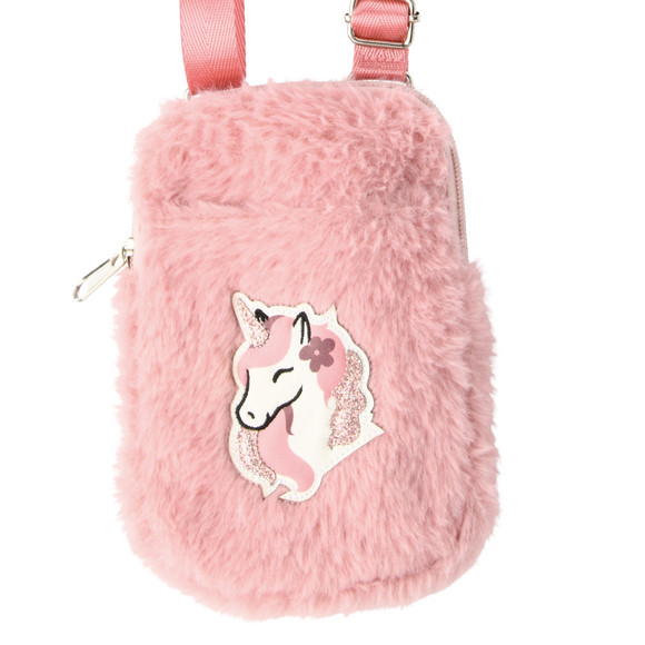Mädchen Handytasche mit Einhorn-Applikation