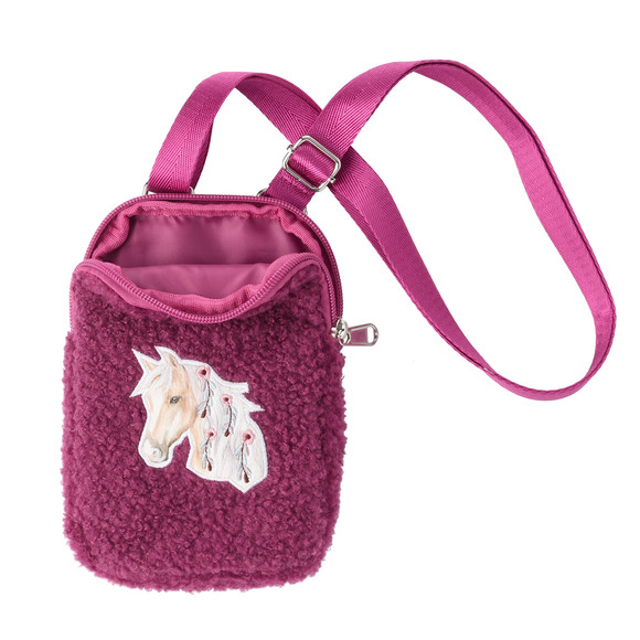 Mädchen Handytasche mit Pferde-Applikation