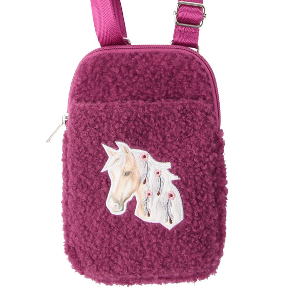 Mädchen Handytasche mit Pferde-Applikation