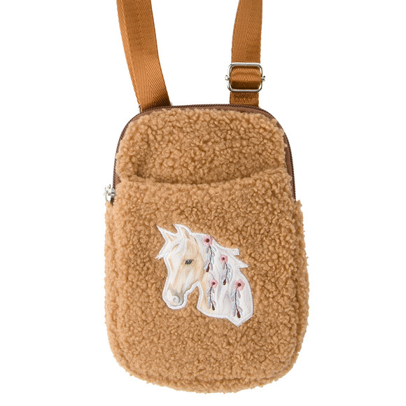 Mädchen Handytasche mit Pferde-Applikation