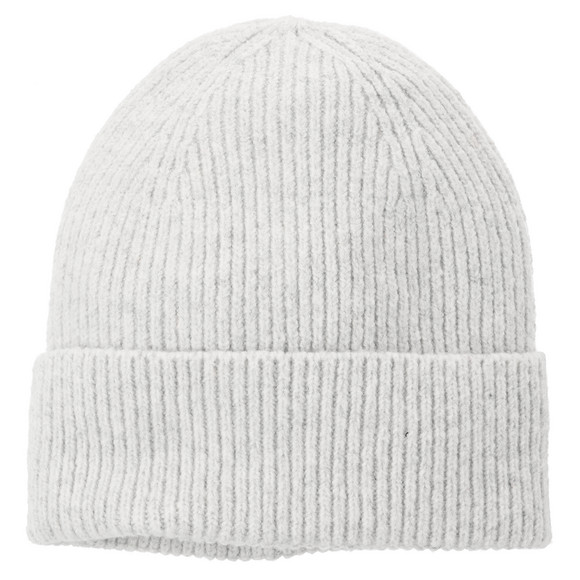 Dames gebreide muts met geribde structuur