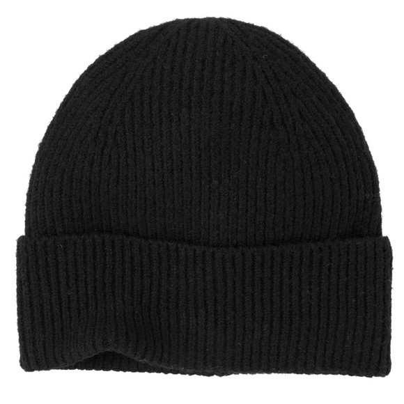 Damen Strickmütze mit Rippstruktur