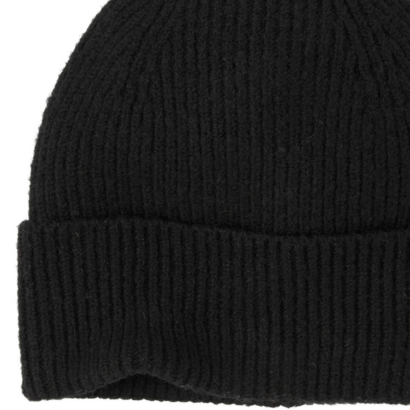 Damen Strickmütze mit Rippstruktur