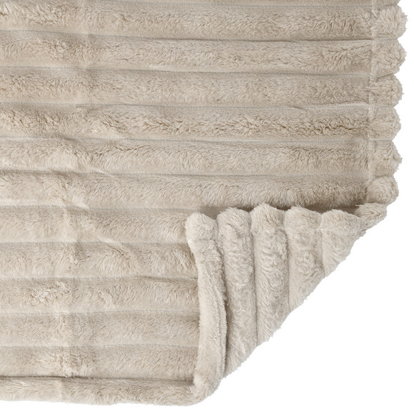 Gezellige deken in een gestreepte look