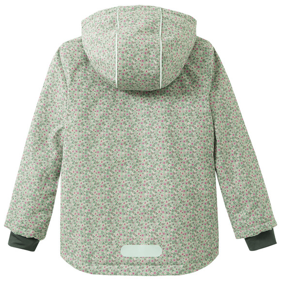 Mädchen Schneejacke mit Blümchen allover